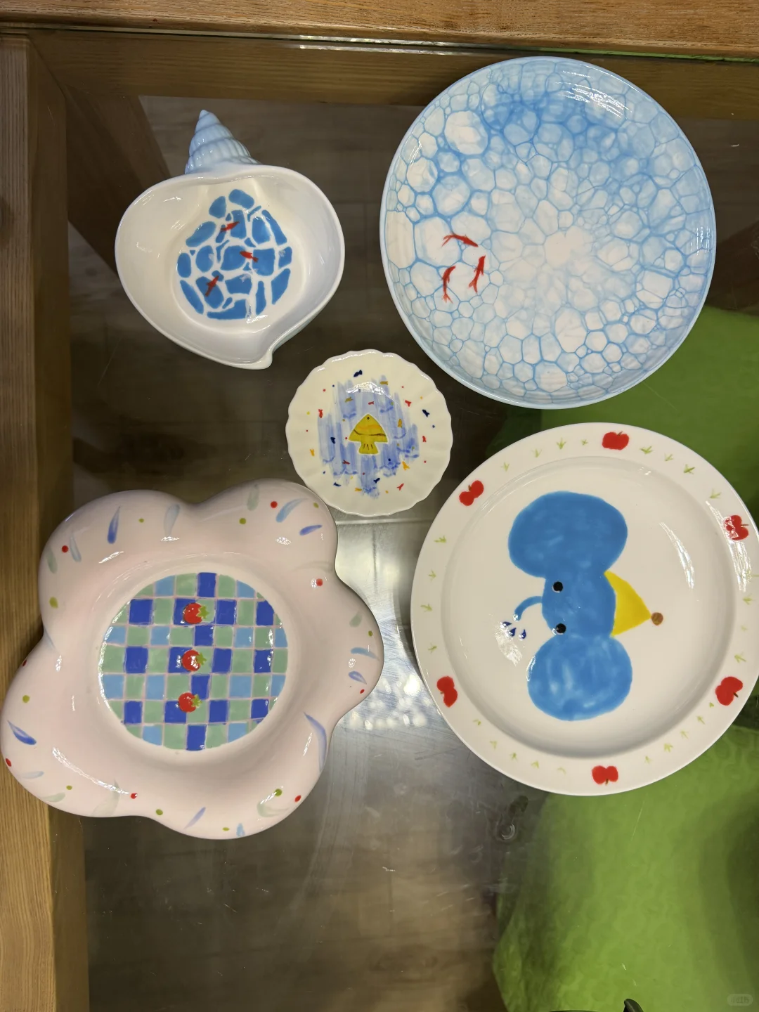 景德镇陶瓷绘画！终于开窑收到了！