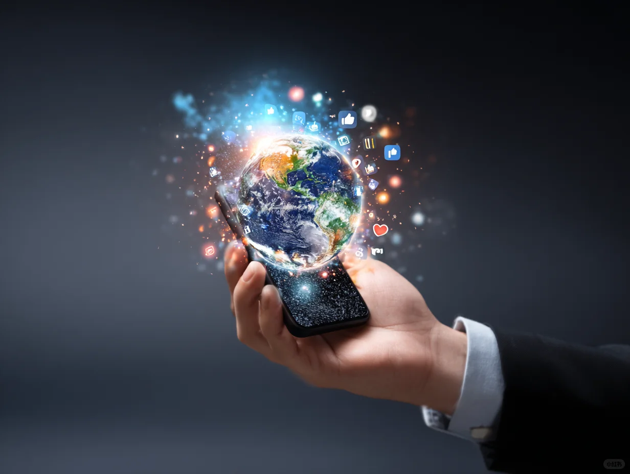 未来科技，智能手机与世界连接！