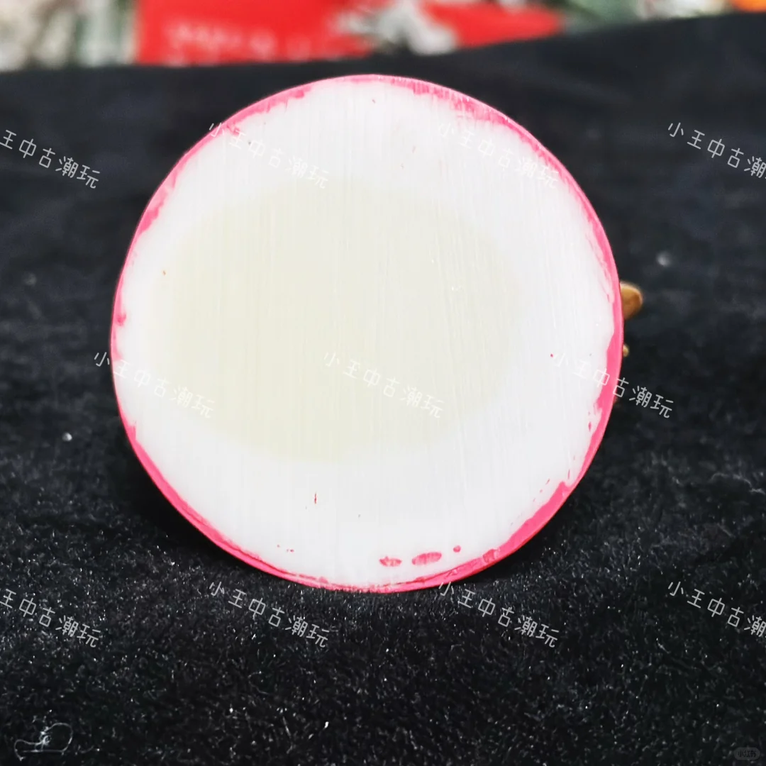 台资老货过生日老鼠树脂摆件，粉色底座配礼