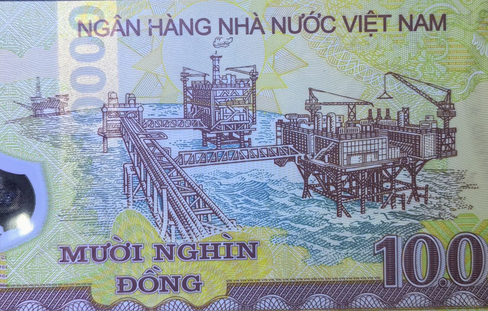 每日一钞：越南10000盾塑料钞