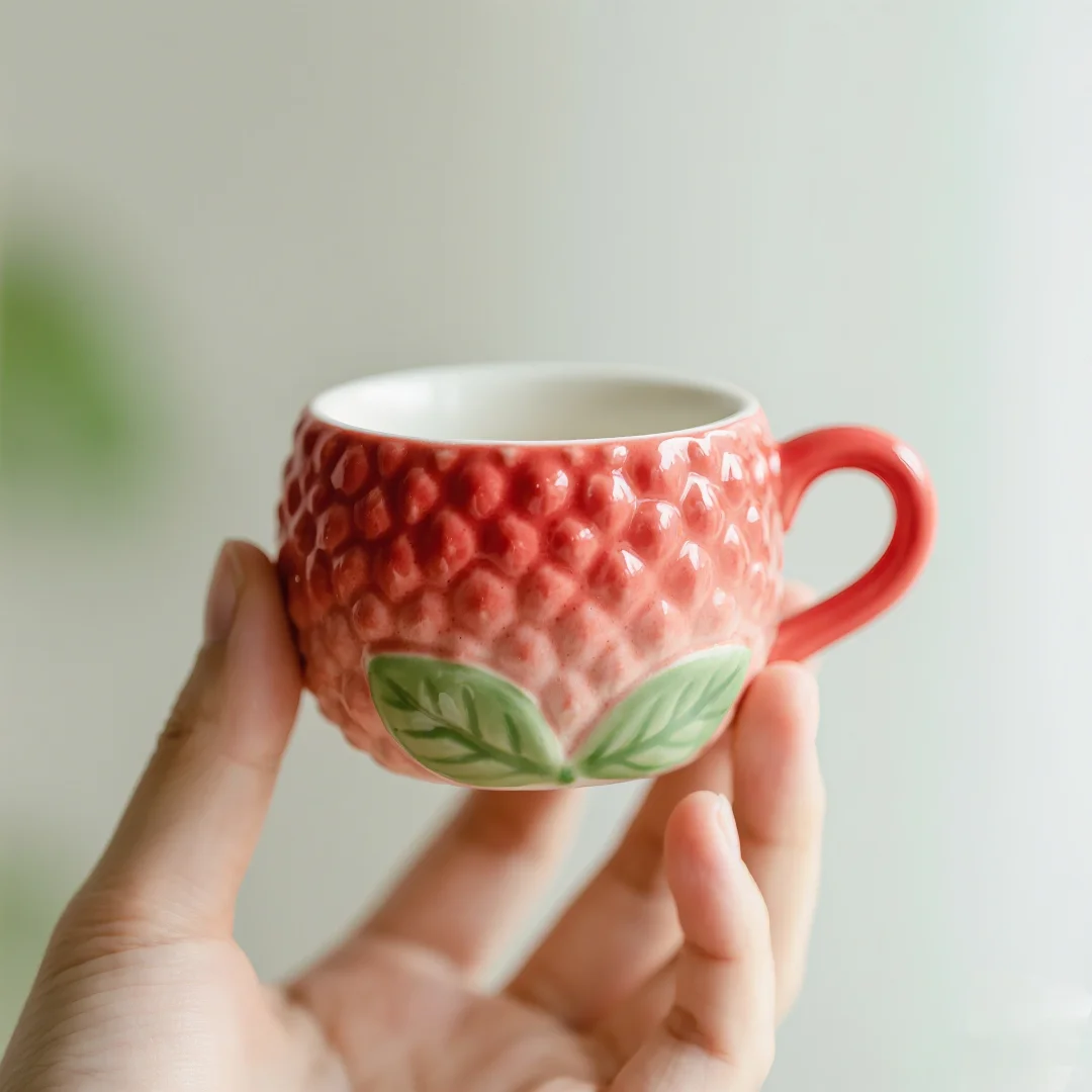 ? 甜美荔枝手工杯，少女心满满的夏日