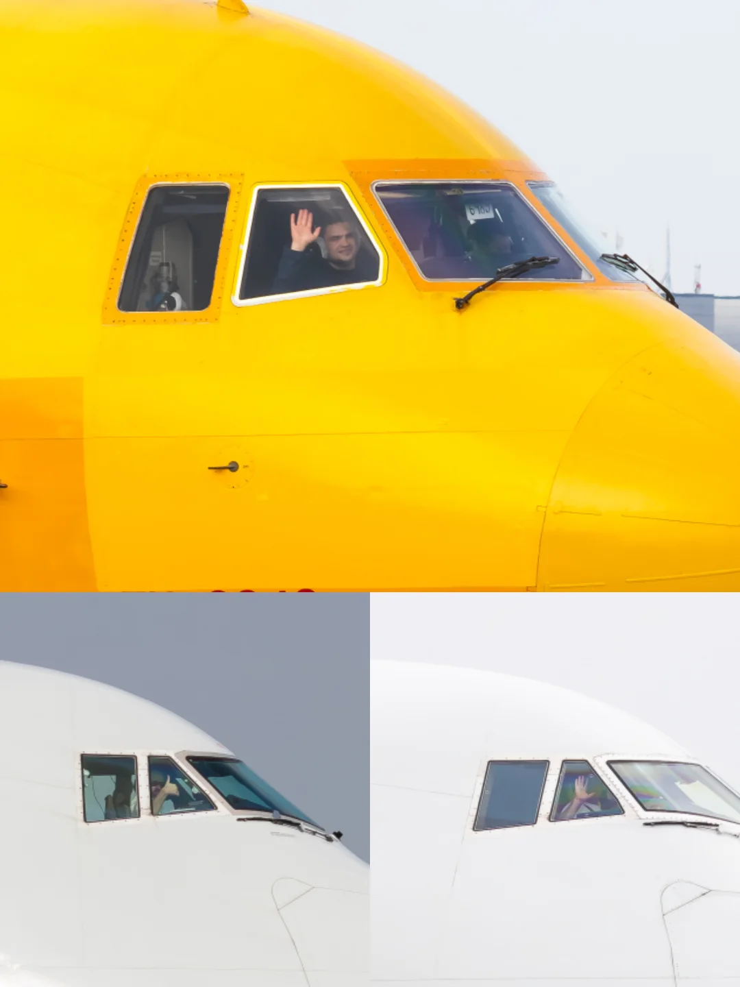 ‼️来新郑机场一定要来看招手??