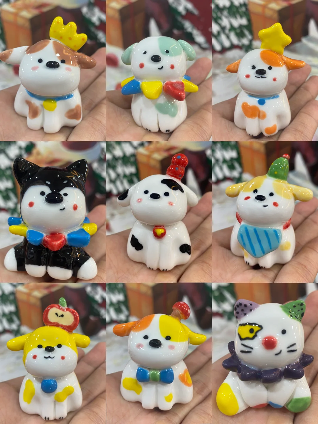 这样的奶萌陶瓷小狗谁不爱！