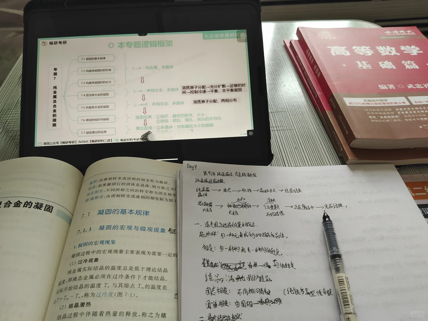 跟着二叔学习纯金属及合金的凝固