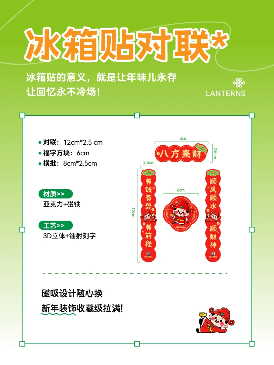 文创对联，印刷翻车？尺寸大合集来了