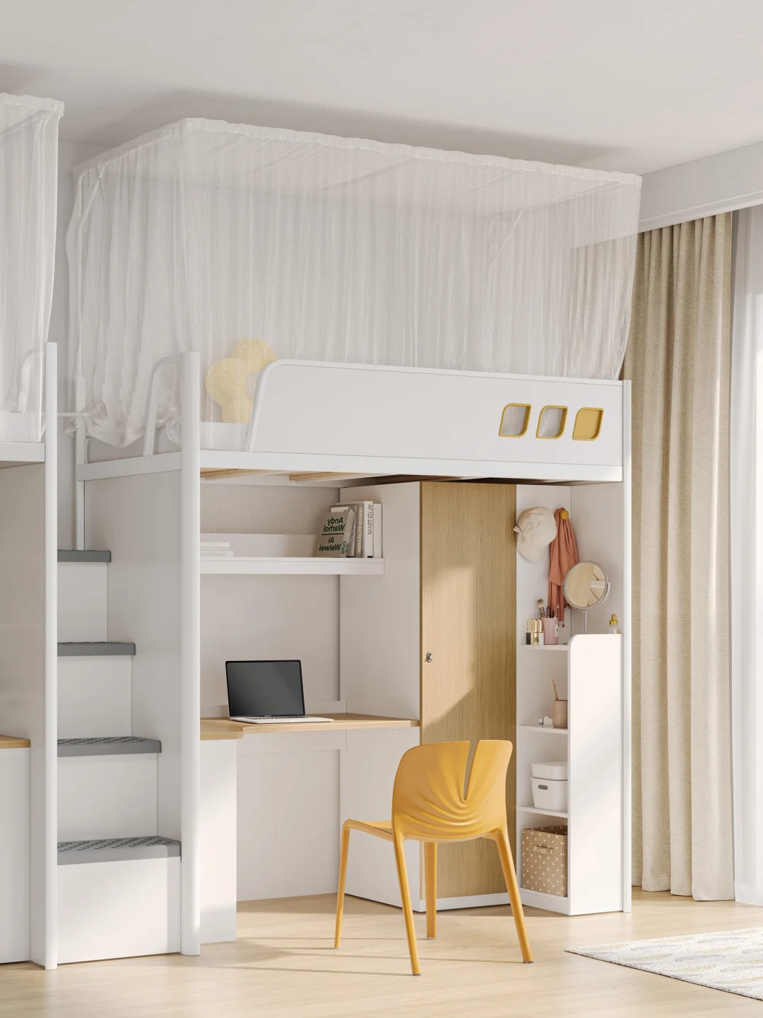 宿舍秒变LOFT小窝｜这细节设计也太会了