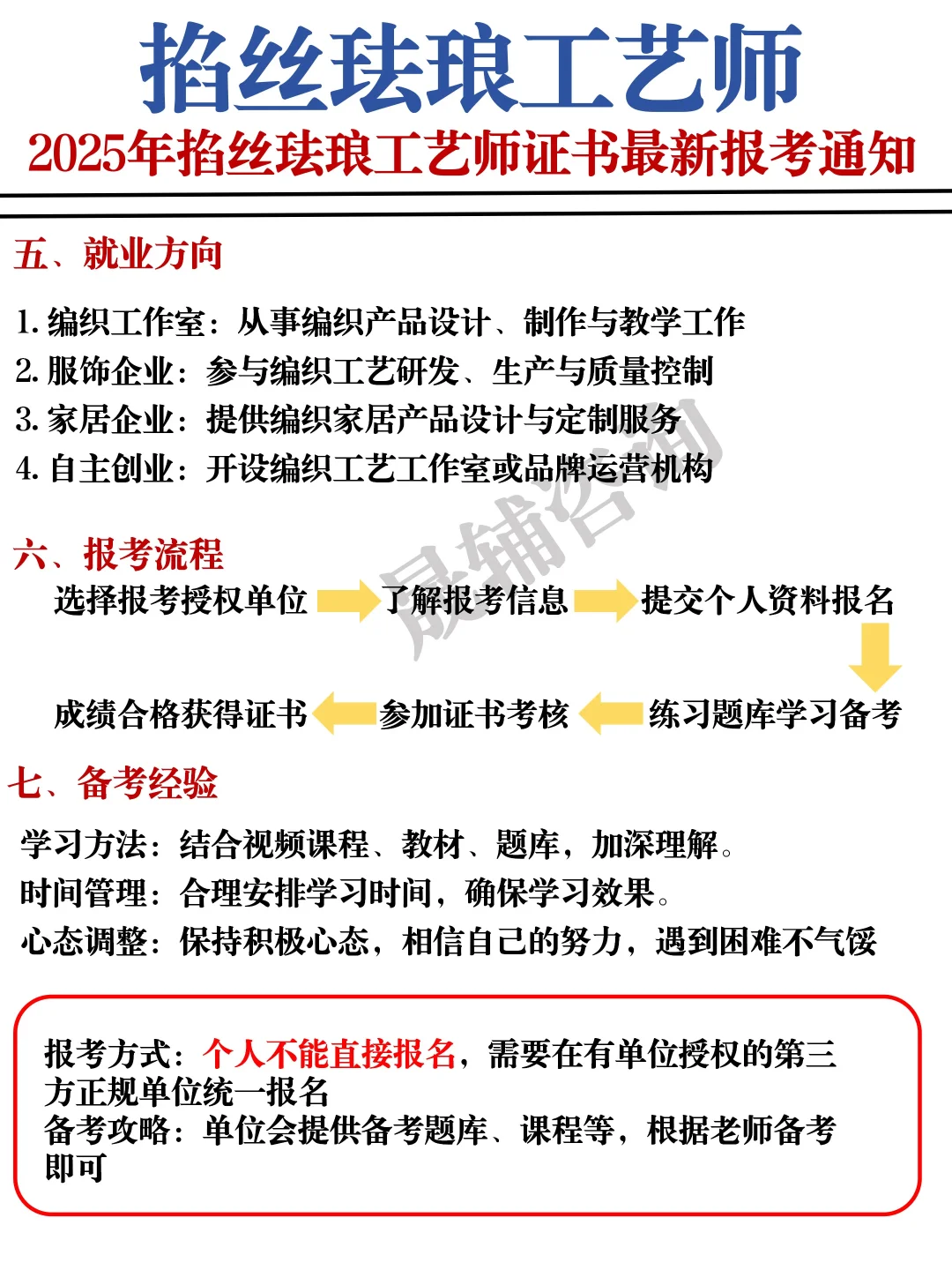? 2025手工编织工艺师证书报考指南来啦！