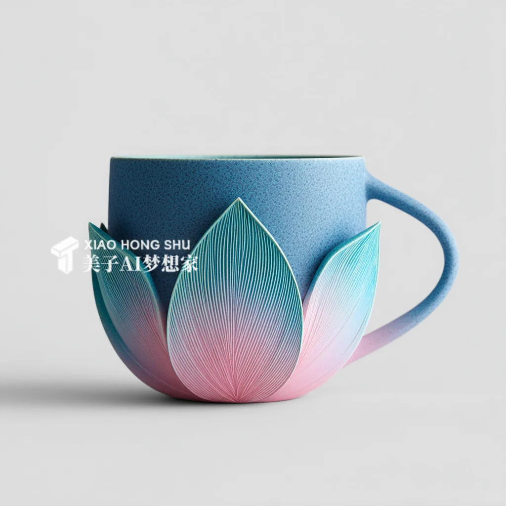 ?AI产品设计1000个?铃兰花开美丽杯子