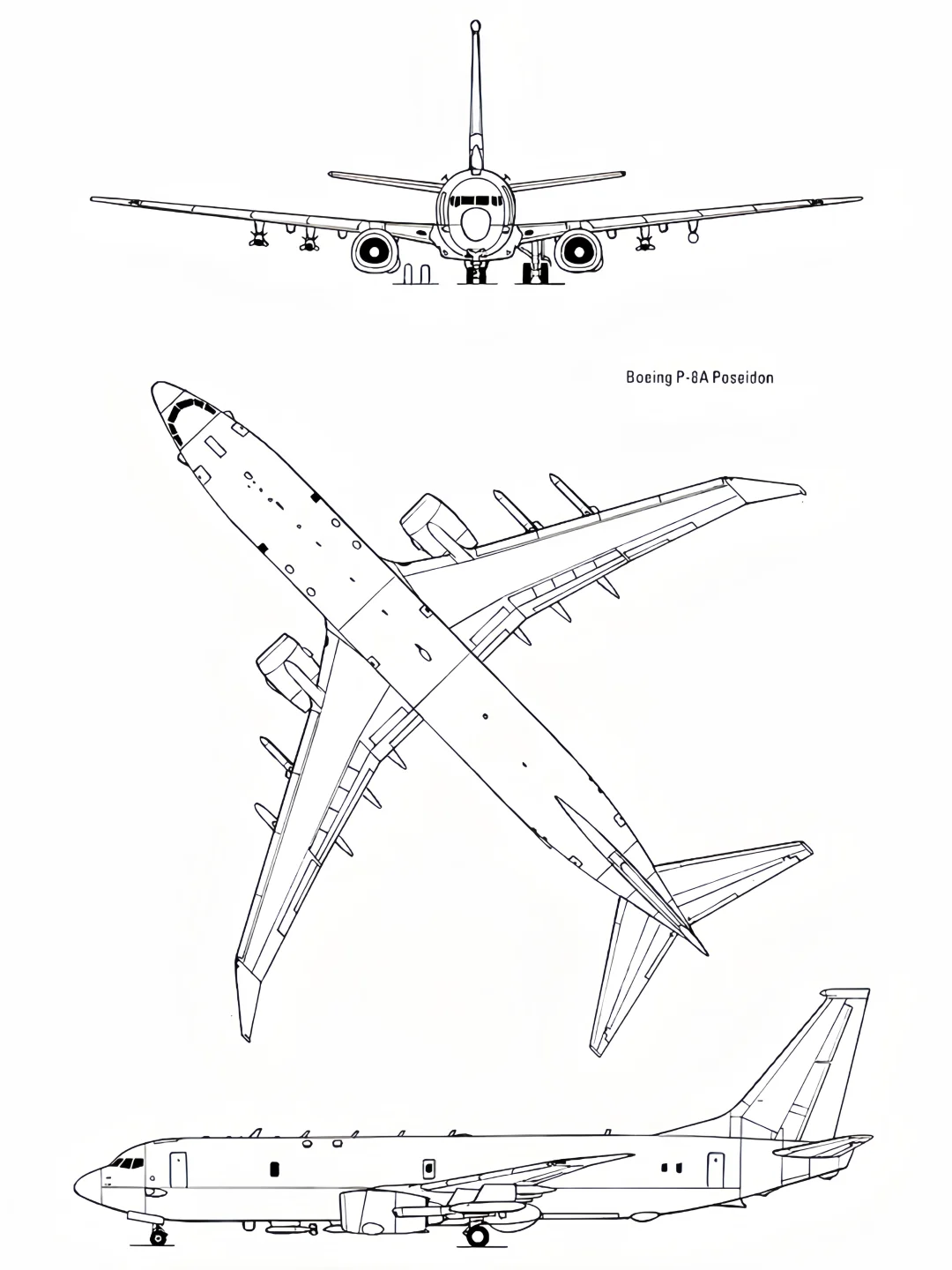 胆肥敢飞到西沙的P-8A“海神”反潜巡逻机