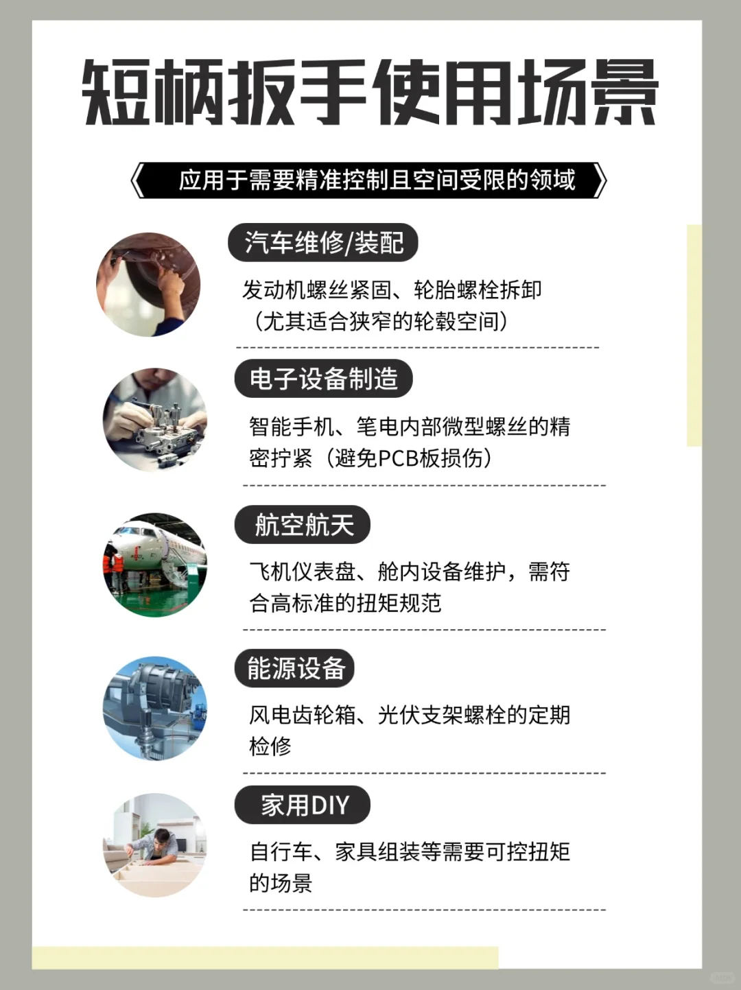 【3秒看懂】短柄工具为啥成工程师新宠？