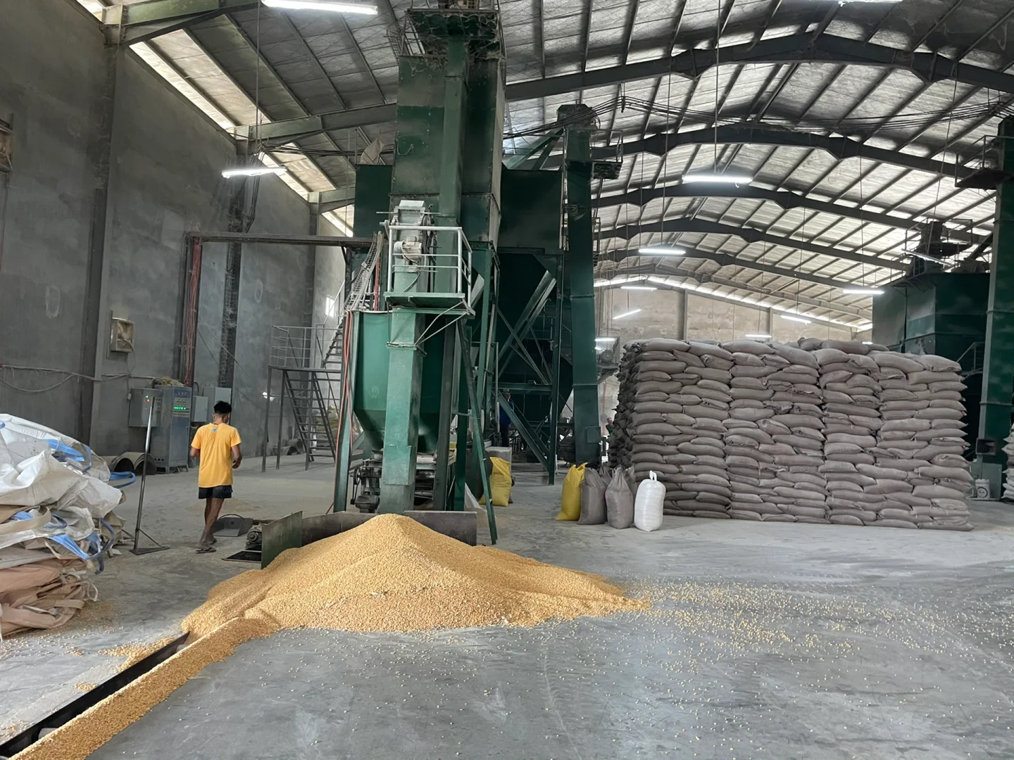 第一次去养鸡场参观