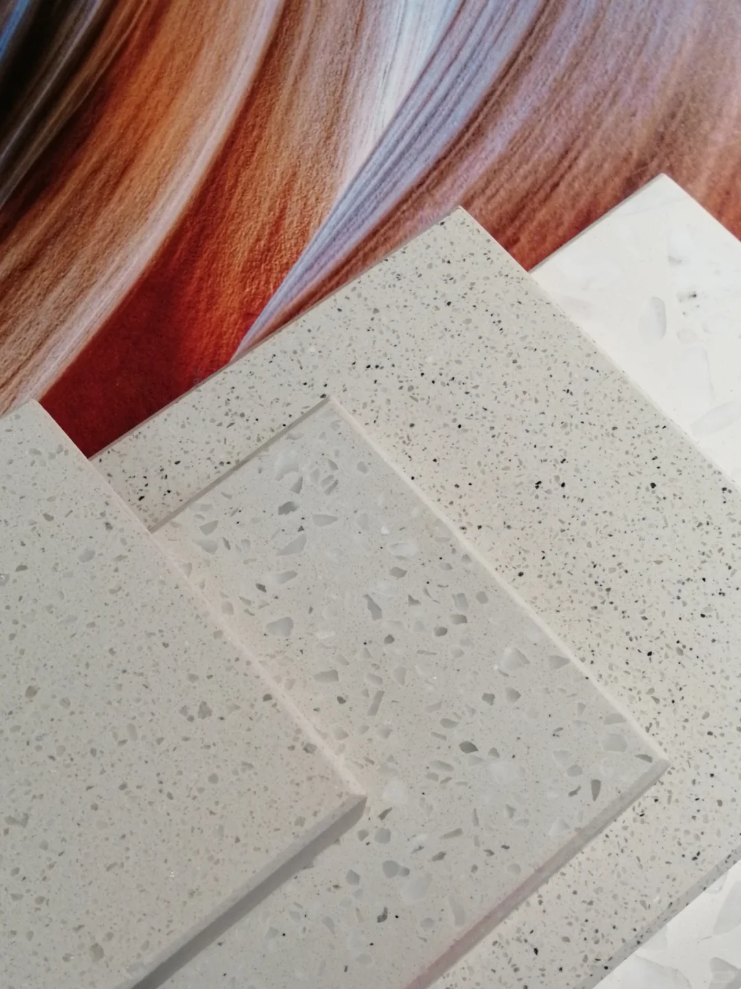 （不开裂的）米白色水磨石预制板现货款分享