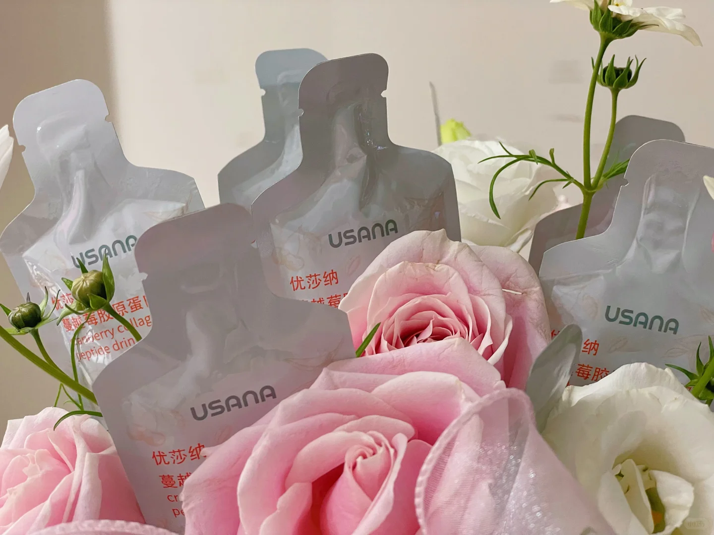 USANA胶原蛋白肽花筒