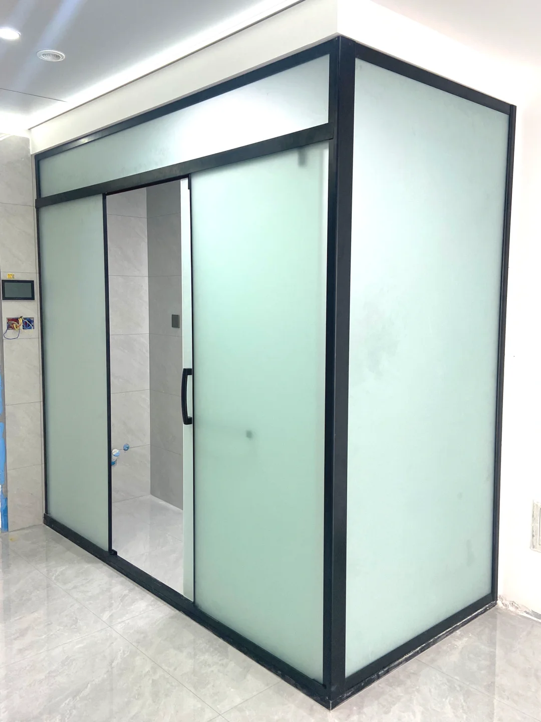 超大L型淋浴房设计规范和安装细节