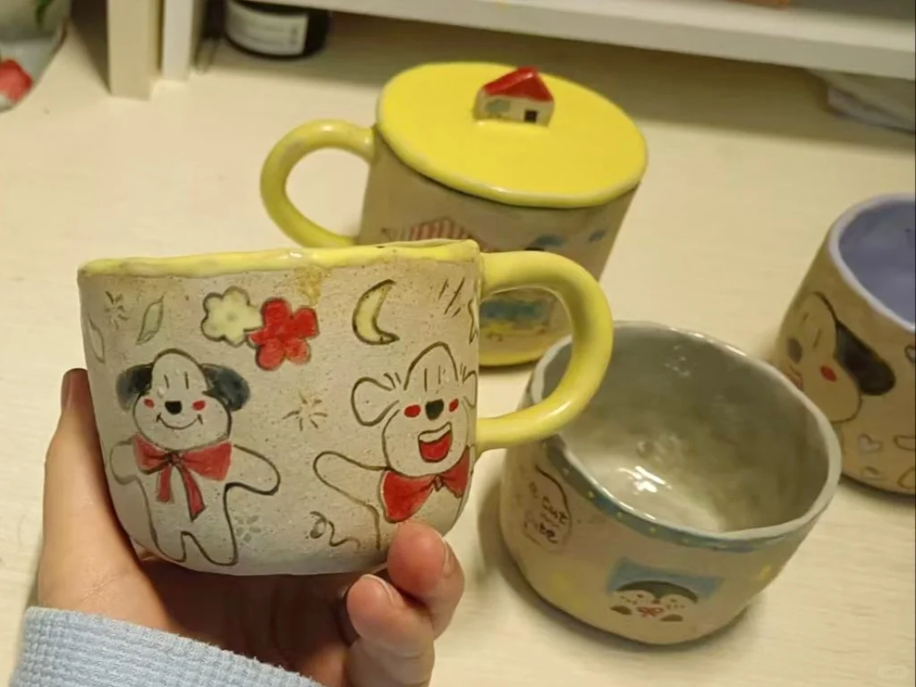 陶瓷定制 陶瓷绘画 纯手工陶瓷