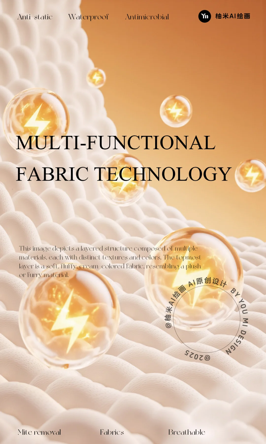 【第1期】防静电科技面料表现素材~