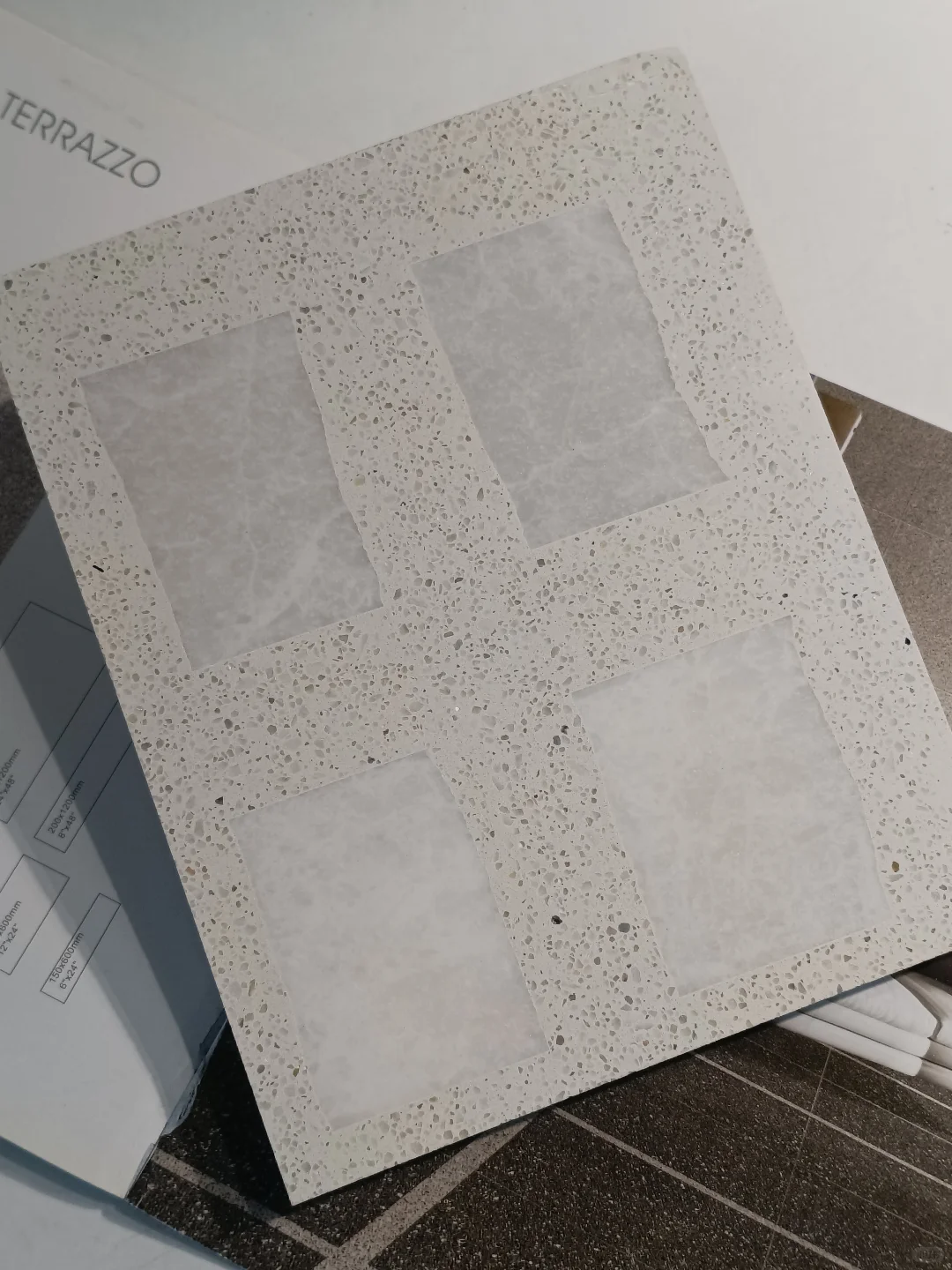 手工板水磨石预制板定制打样款分享