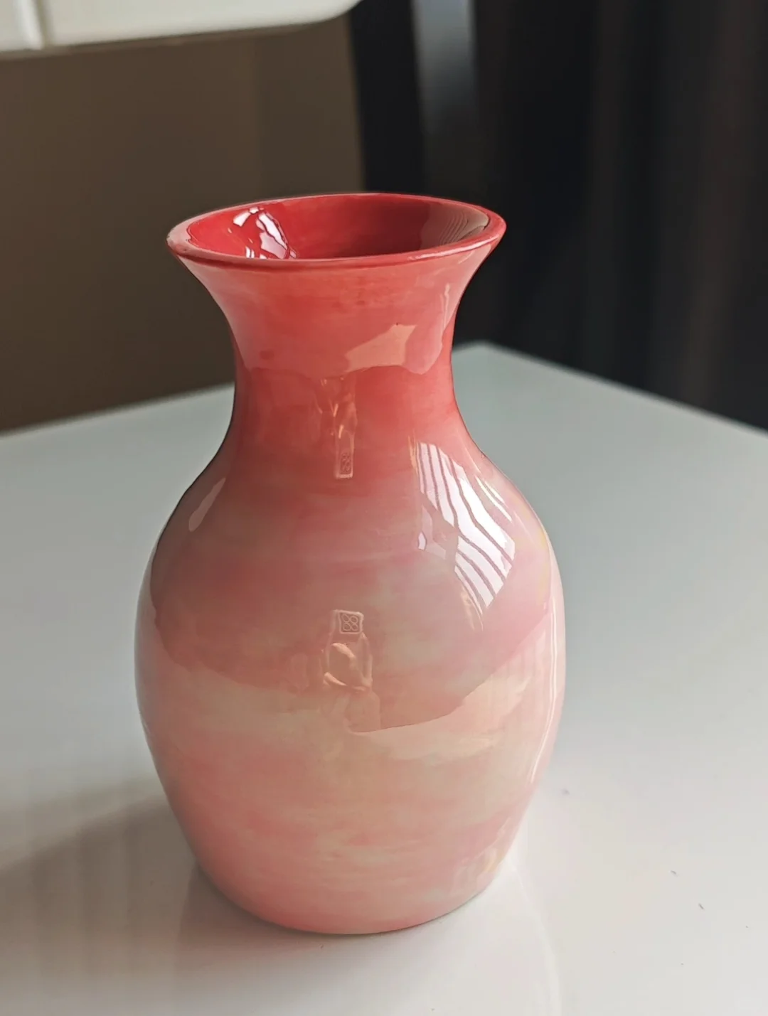 太喜欢这个渐变粉小花瓶了！谁懂～