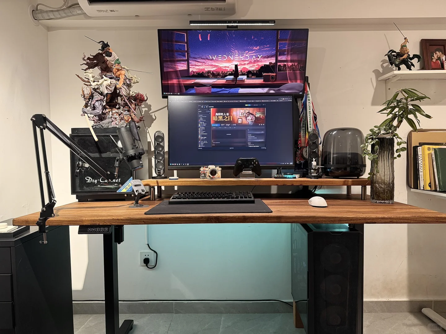 快来看看我花600做的升降电脑桌!真好看