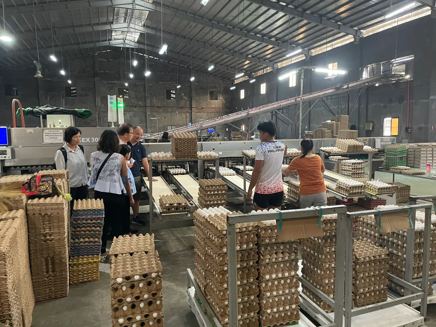 第一次去养鸡场参观