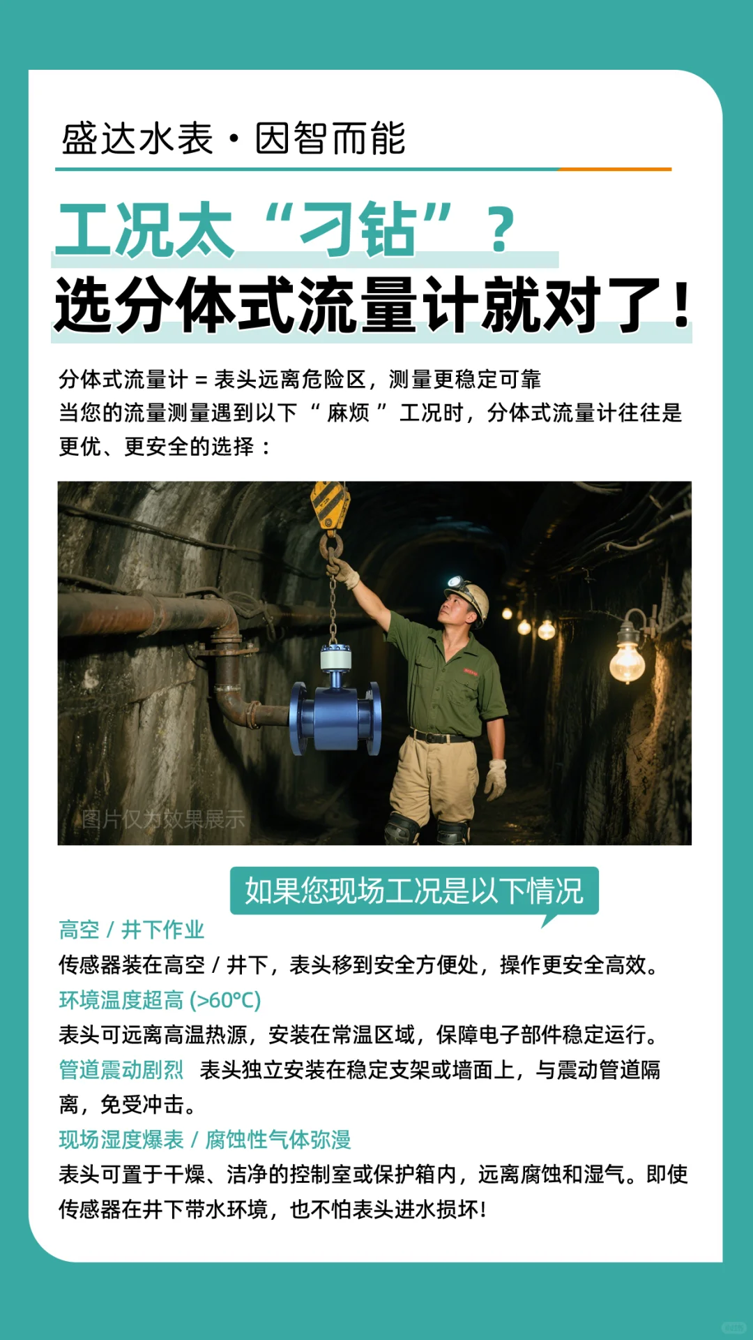 工况复杂 选择分体式电磁流量计就对了