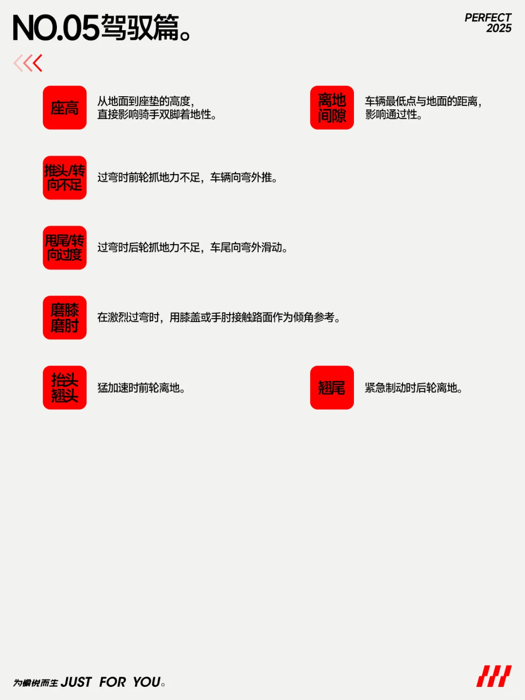 摩托车专业术语解析，摩友必看。