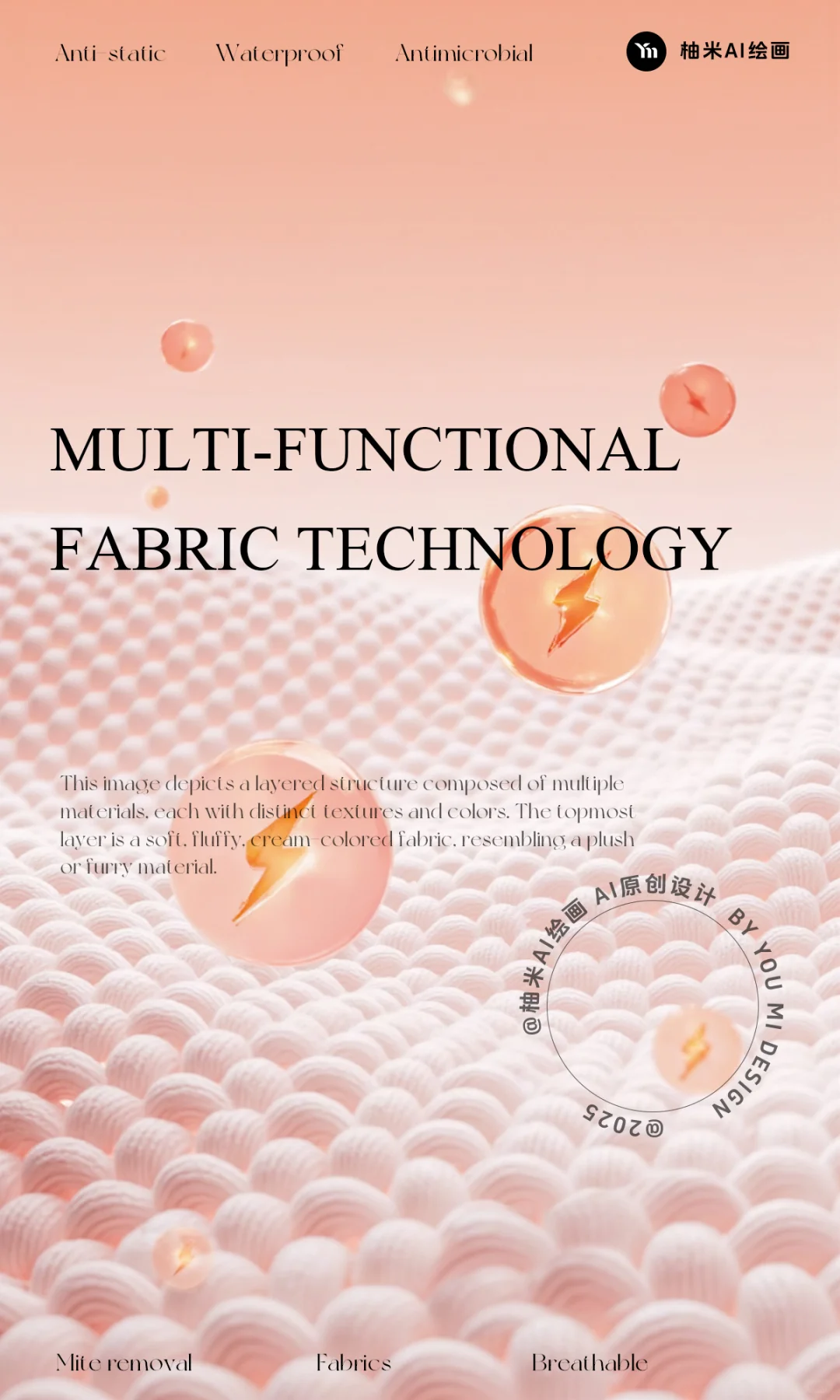 【第1期】防静电科技面料表现素材~