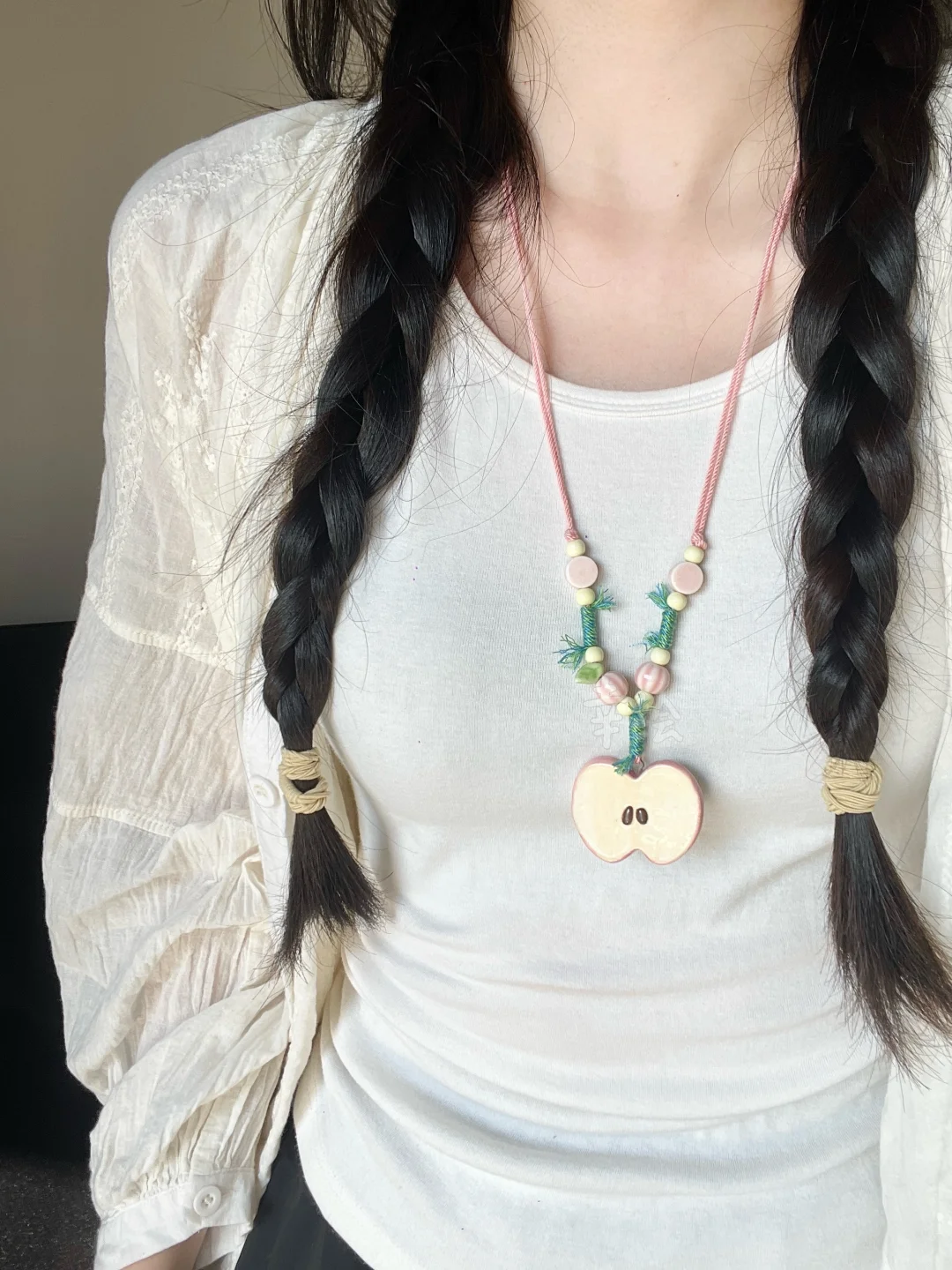 切一片苹果做项链?✨