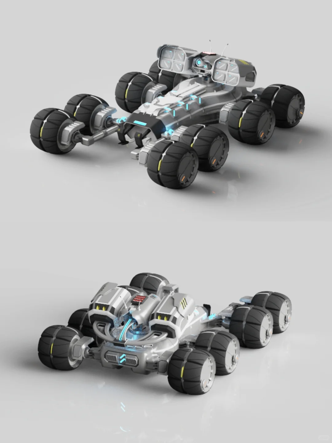 犀牛建模-无人越野探测车设计交通工具设计1