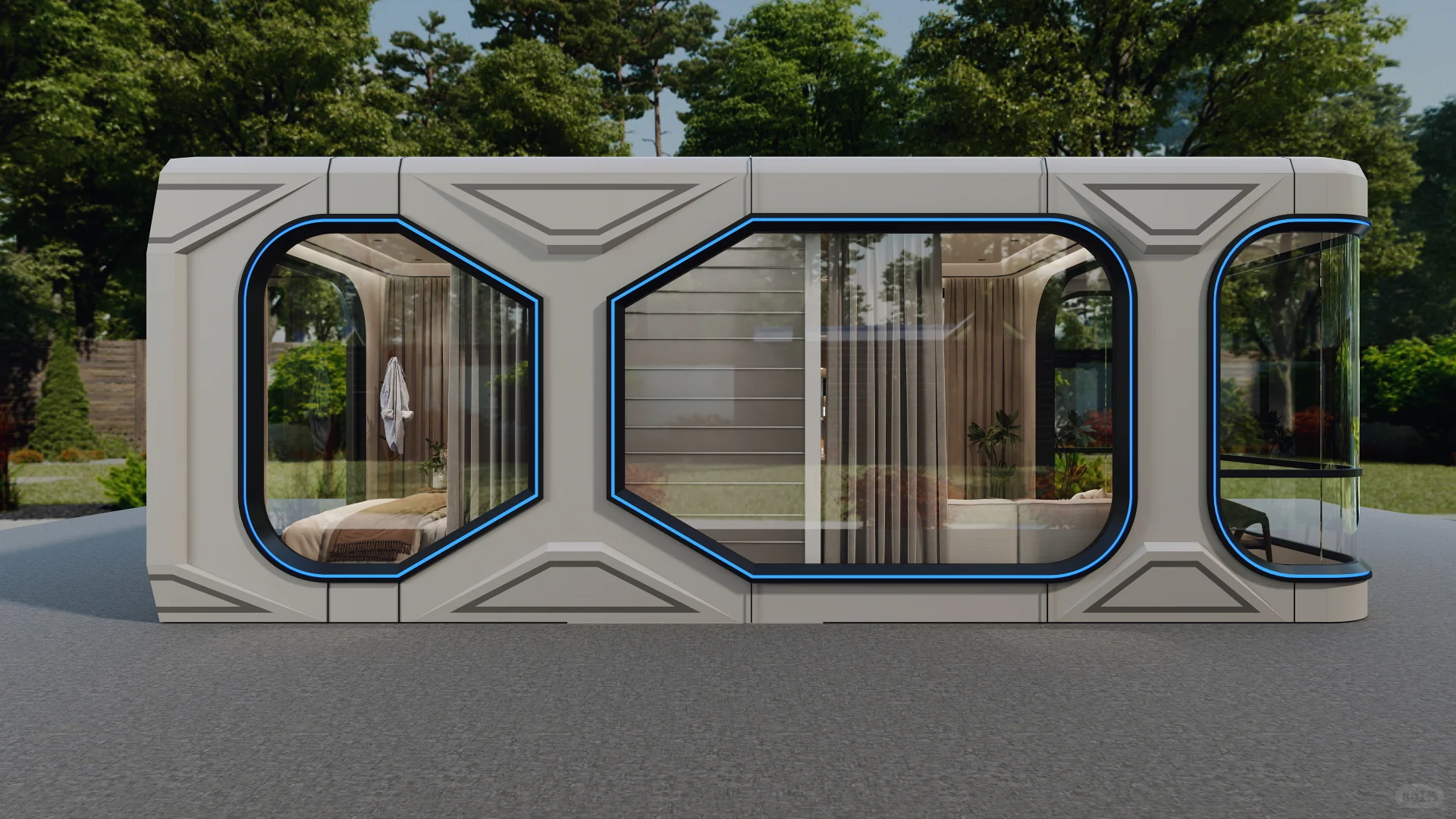 混凝土太空舱设计