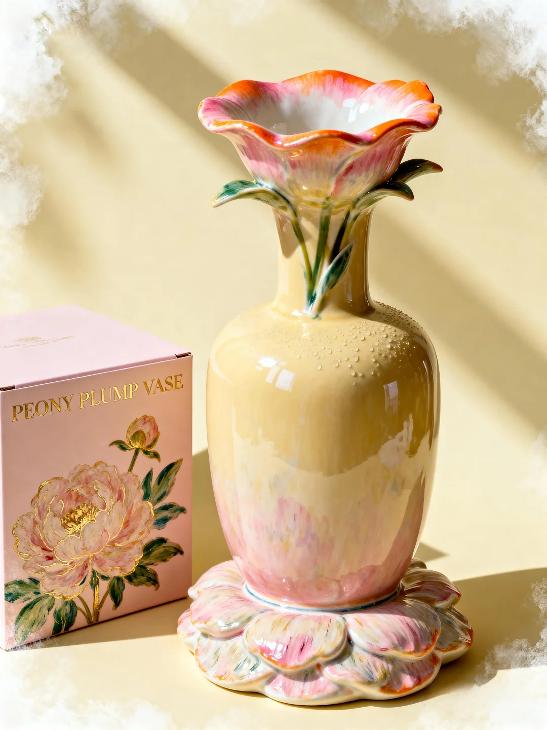 把牡丹揉进陶土，这花瓶会开花?