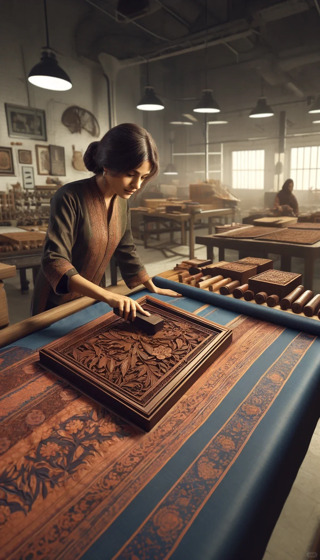 【手工印花技术】纺织行业的艺术创新