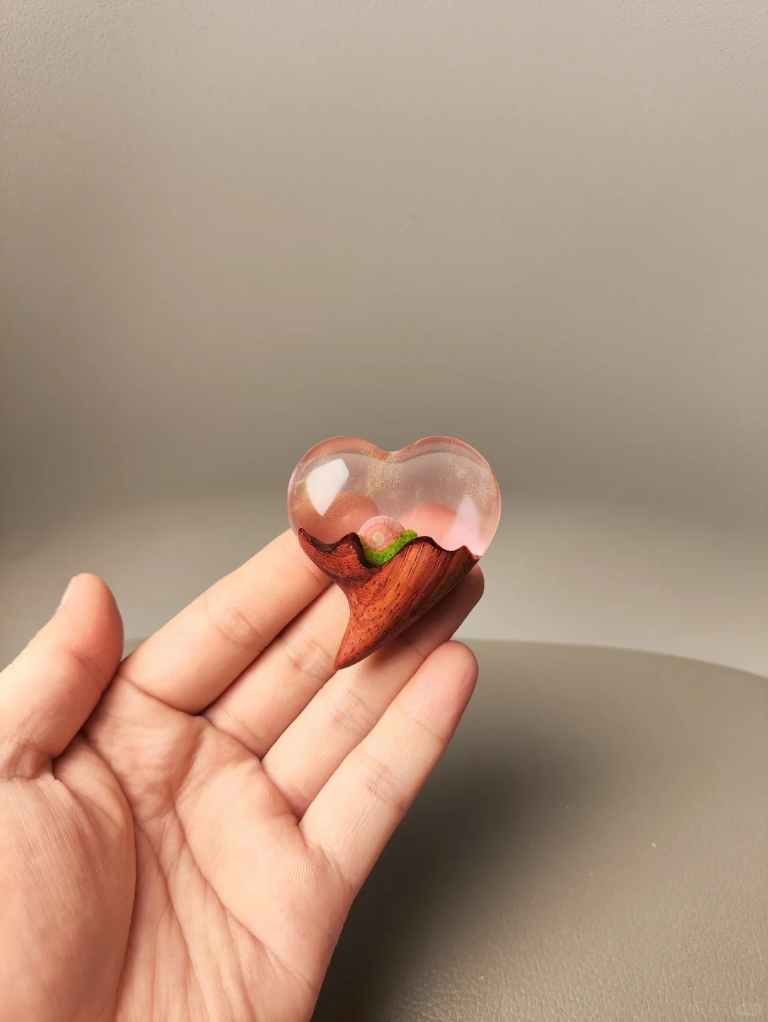 小爱心的打磨过程~