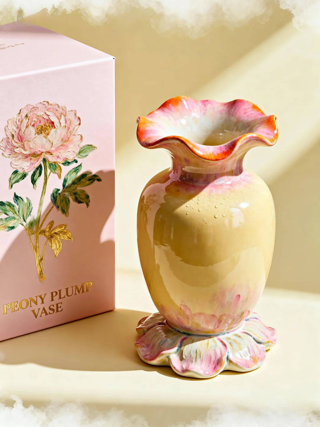 把牡丹揉进陶土，这花瓶会开花?