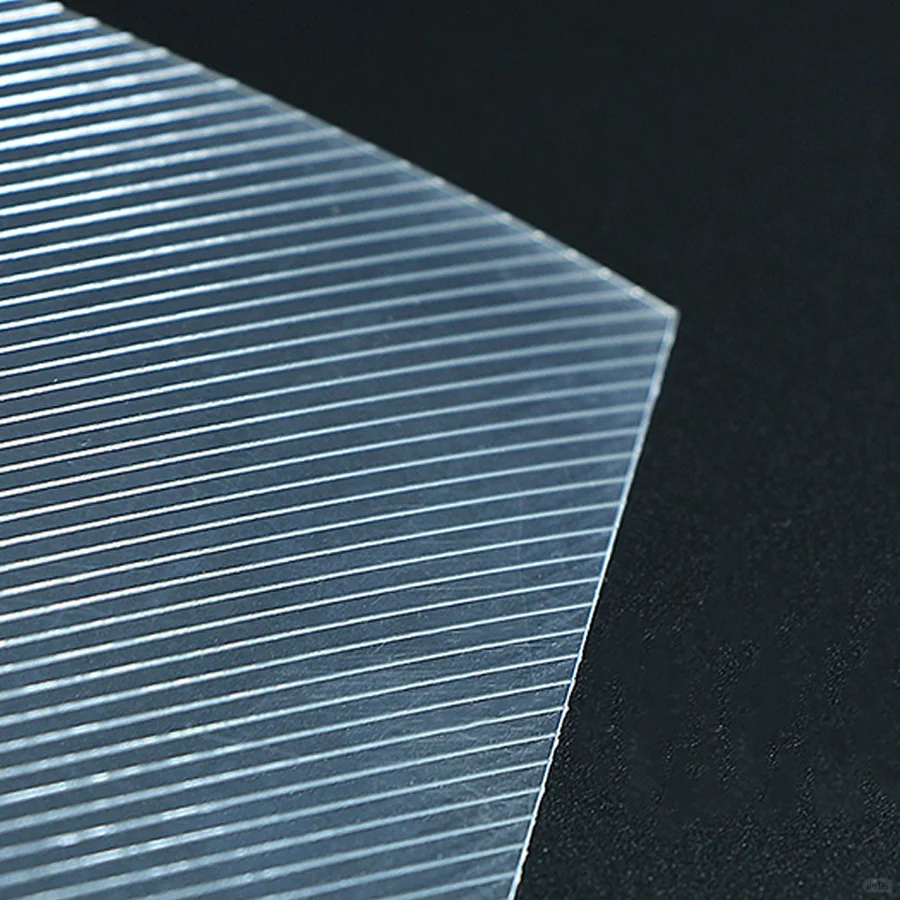 PP材质透明斜纹塑料片材 可制文件袋等等