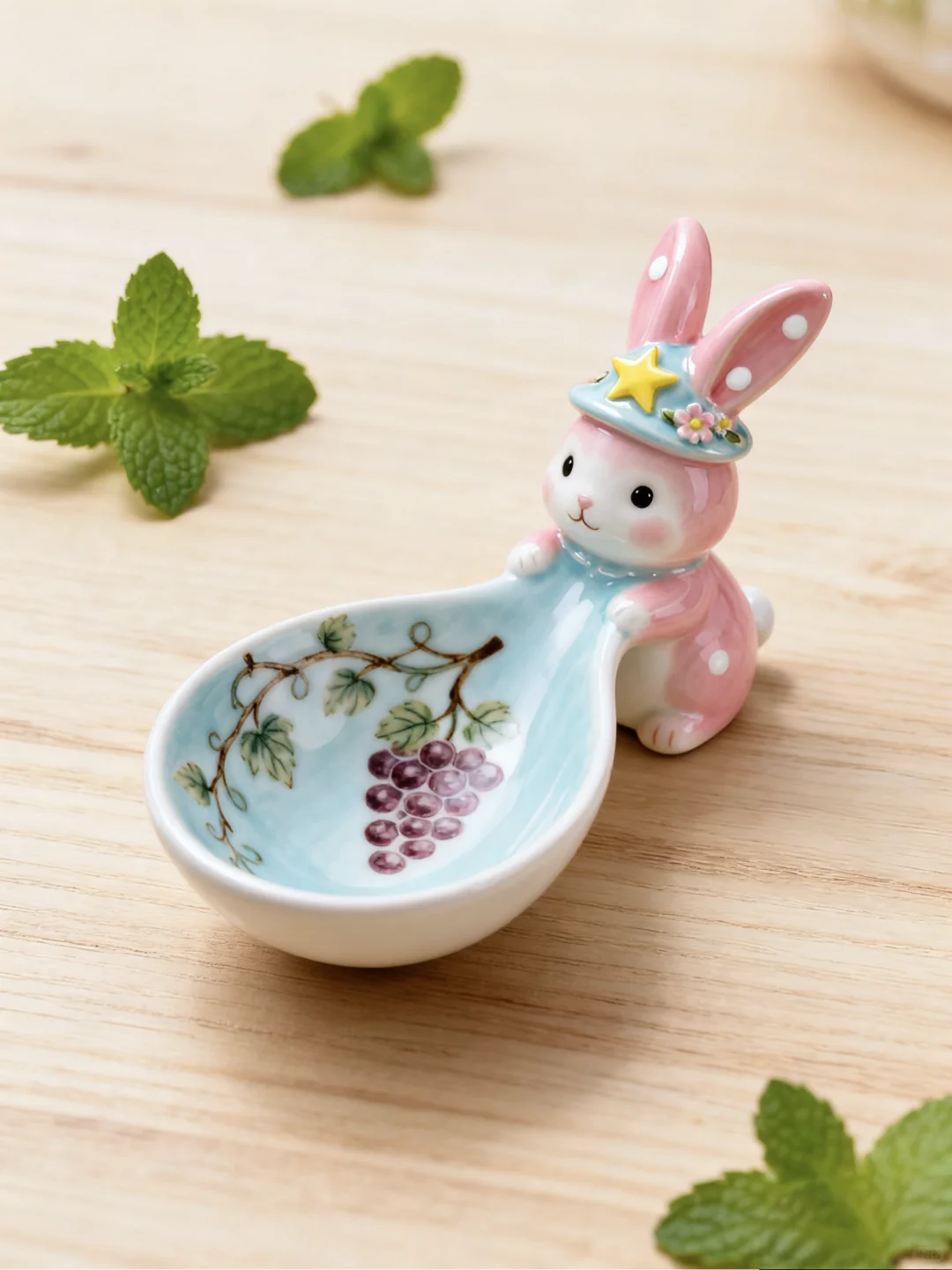 我的兔兔陶瓷餐具！超可爱！