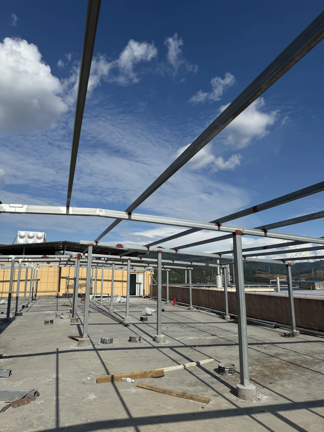 三明3.1mw光伏项目进厂施工