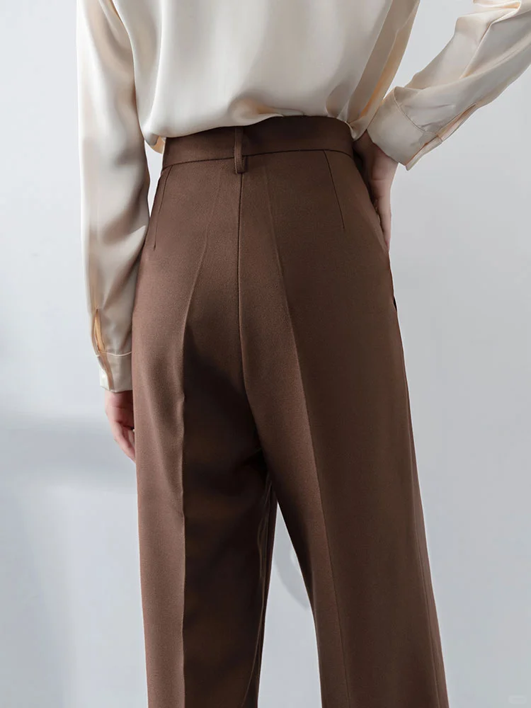 实拍！实拍！☕️显瘦老钱风西装裤！高个子