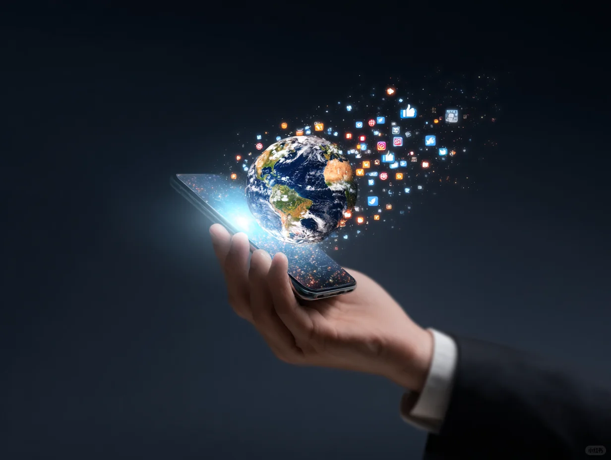 未来科技，智能手机与世界连接！