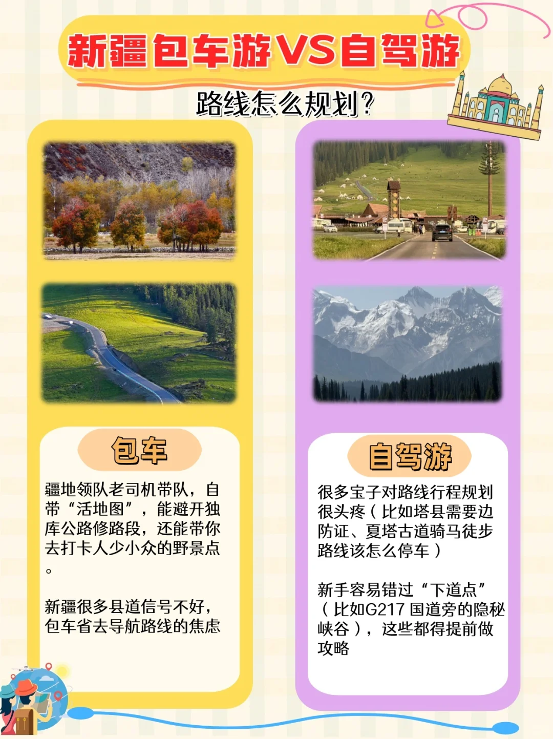 新疆包车VS自驾游全攻略!看完秒选不纠结
