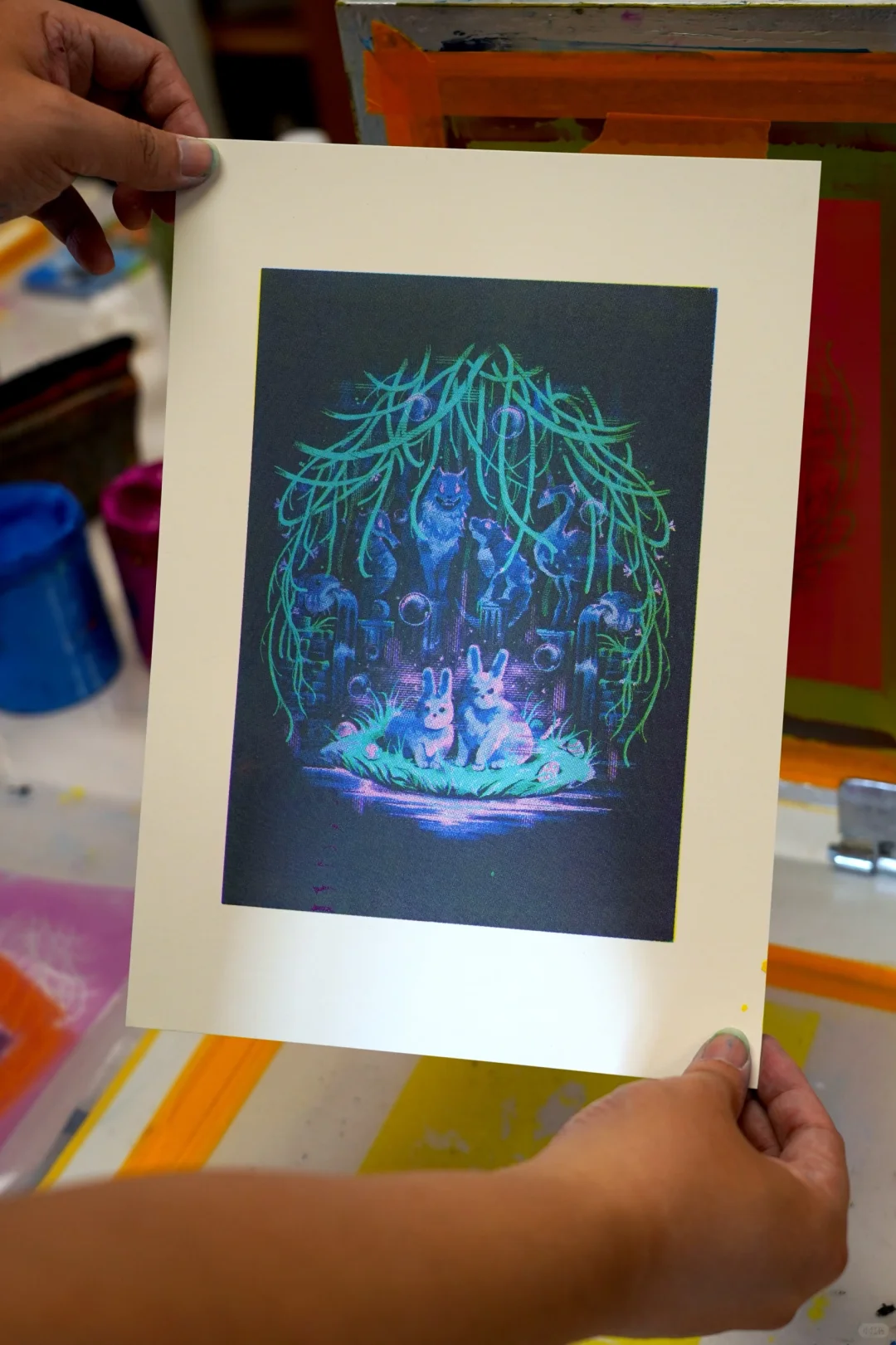 还有什么画面是CMYK丝网印刷不能解决的