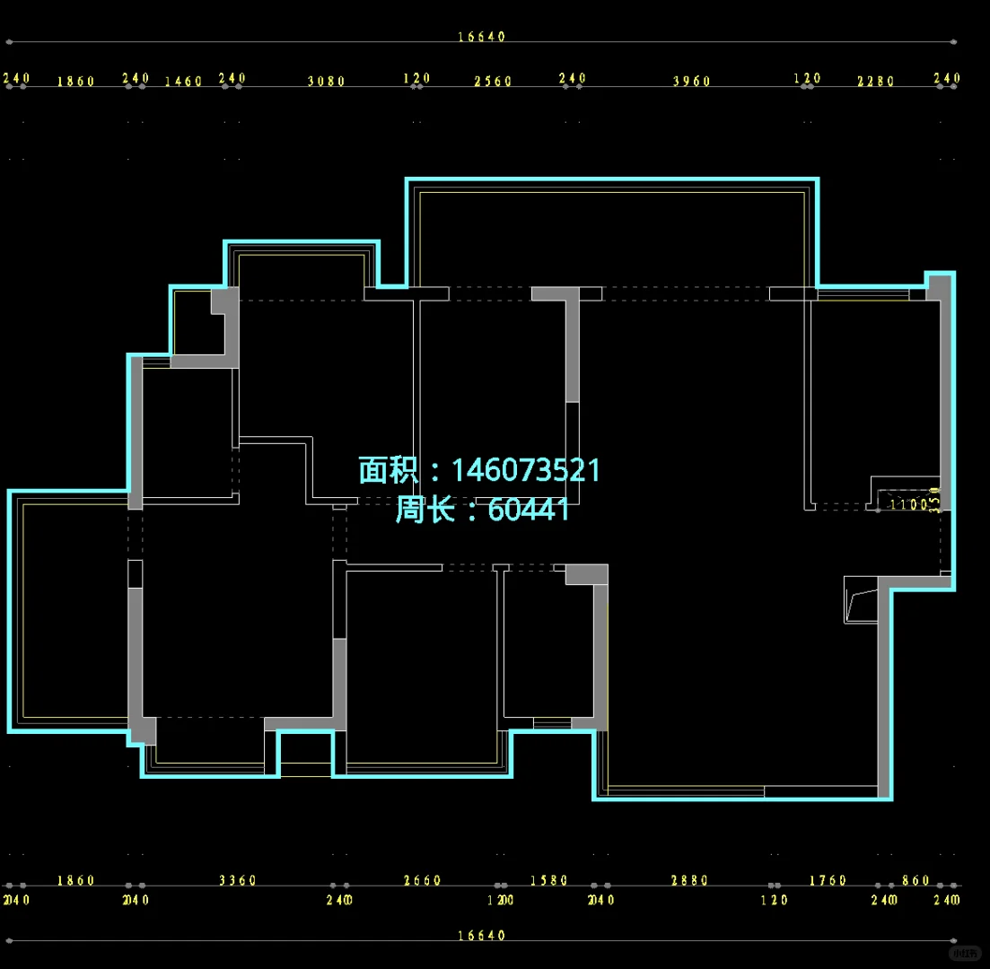东方尊府143平实际得房率真的高