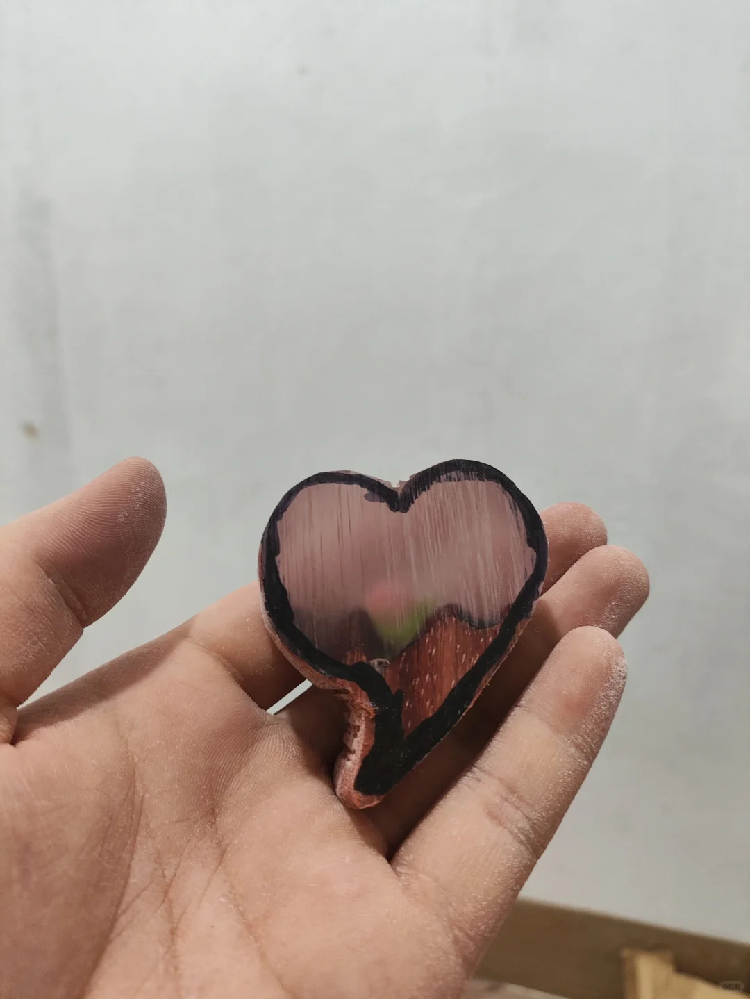 小爱心的打磨过程~