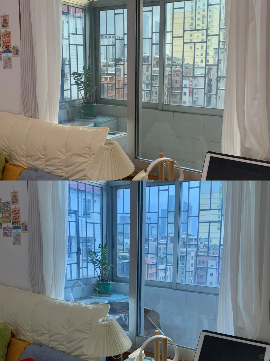 几块?蓝色玻璃窗改色 | 不刷漆不换窗?