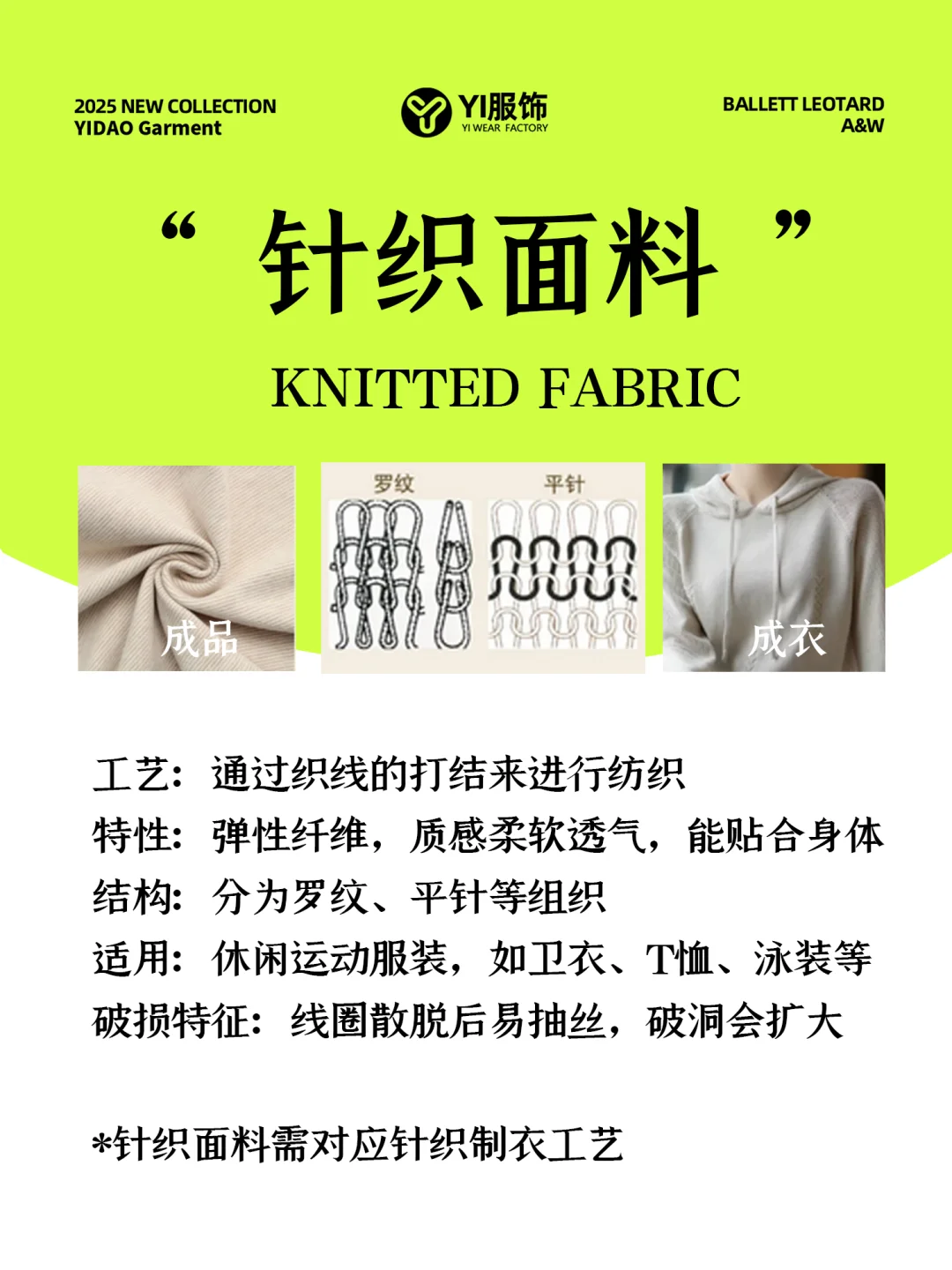 服装面料术语收集【面料篇②】