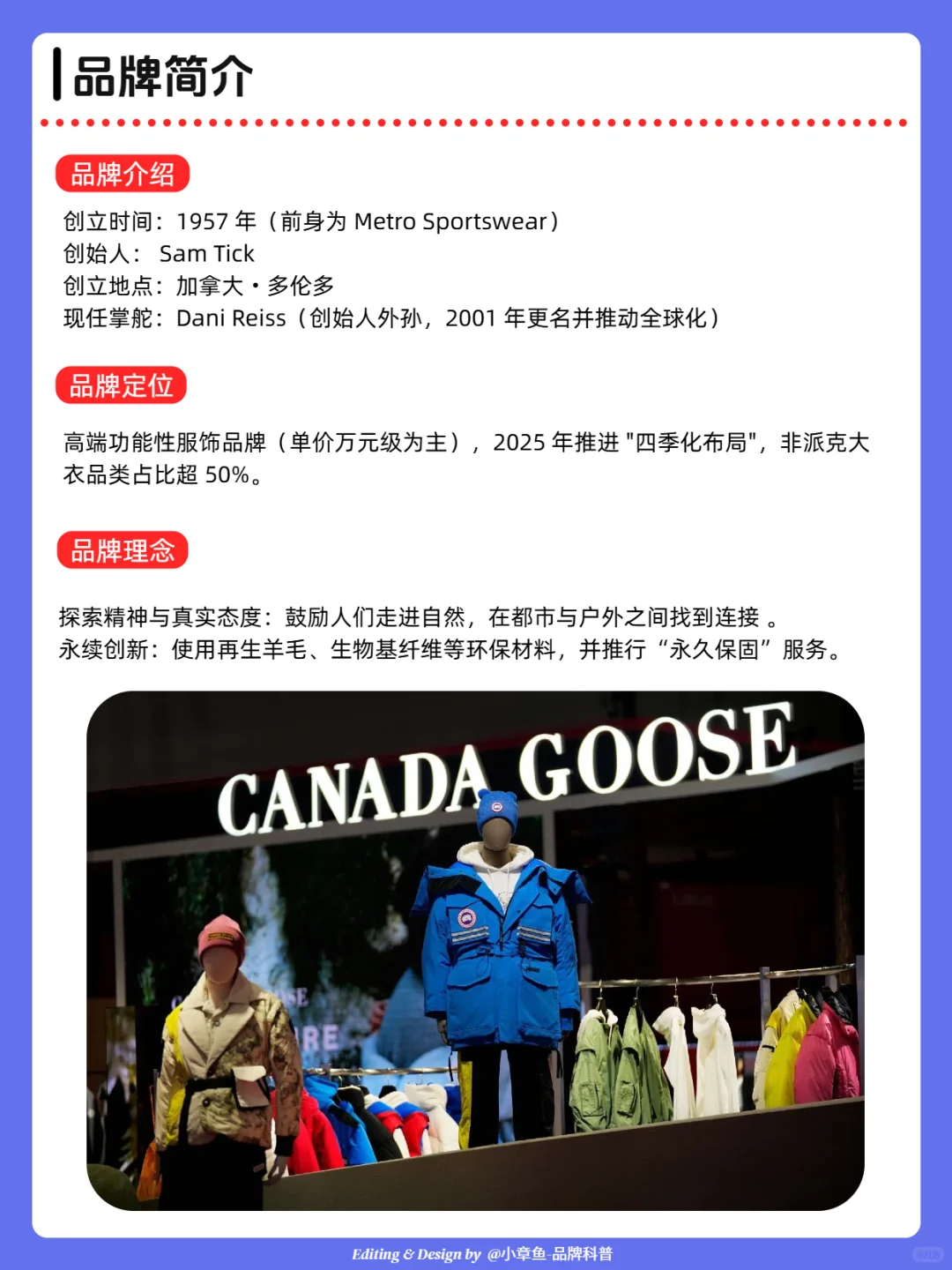 每天认识一个品牌 | 加拿大鹅