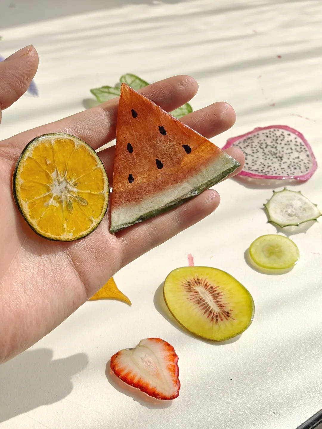 水果做的冰箱贴