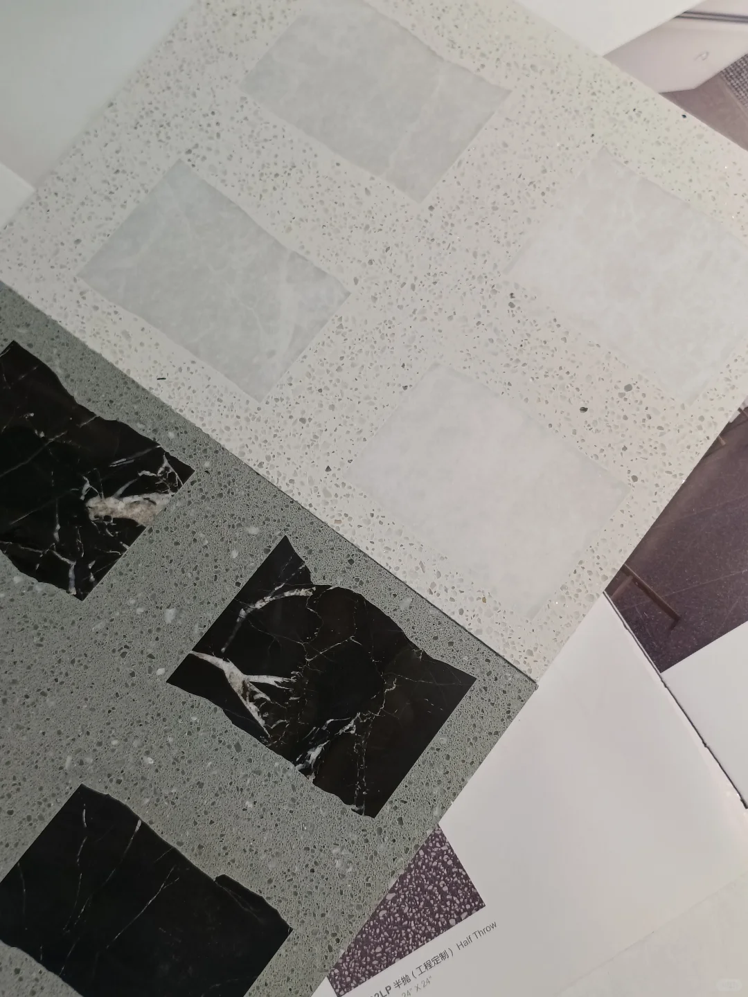 （不开裂的）手工板水磨石预制板定制打样款