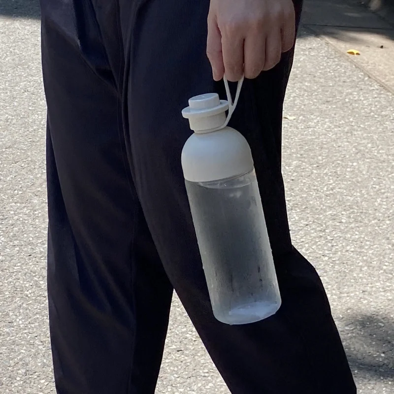 夏日双饮口食品级塑料杯600ml~