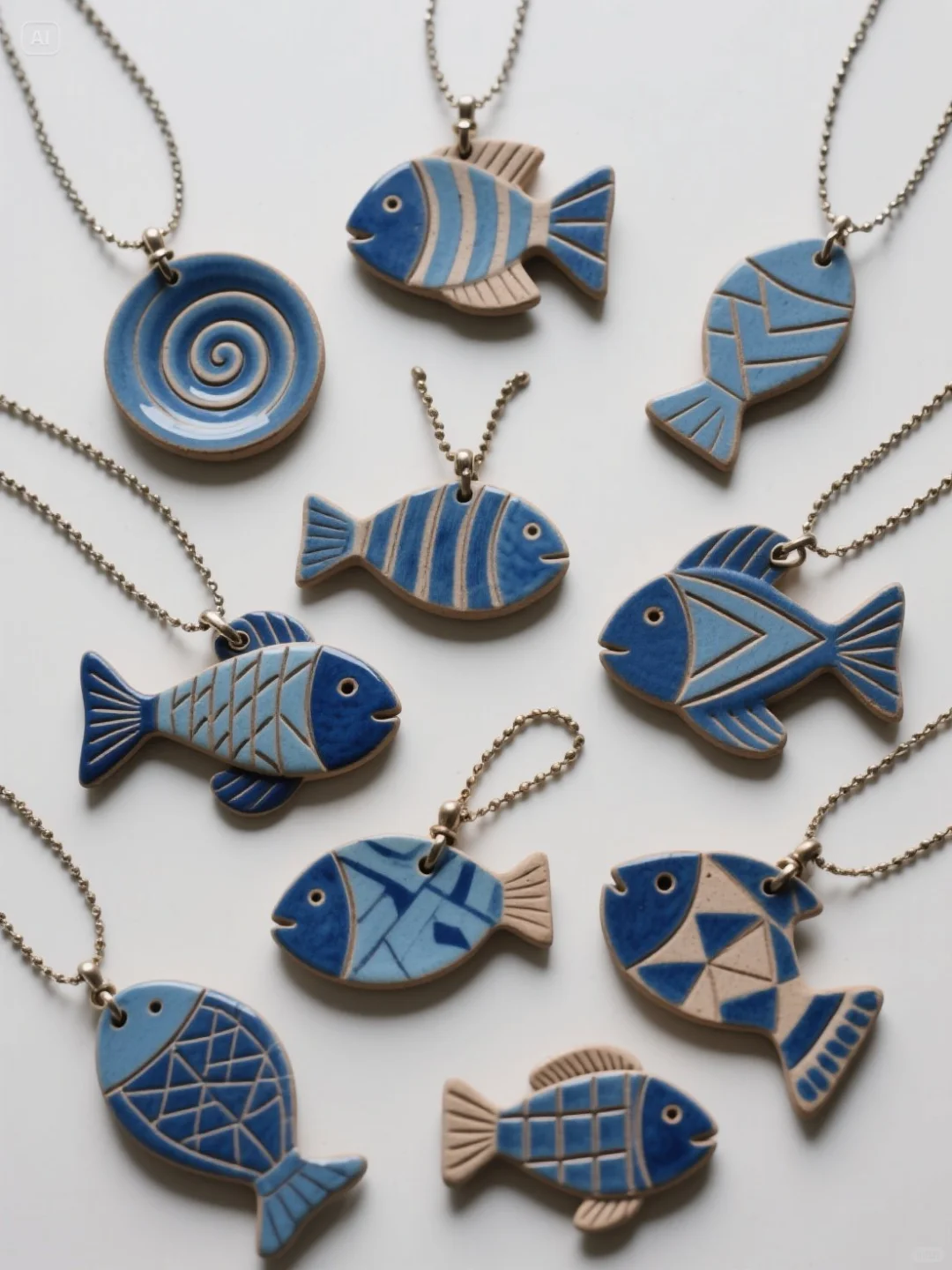 ?邂逅海洋精灵：陶泥鱼形项链的独特